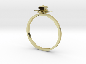Temple Ring - Sz. 5 in 18K Gold Plated