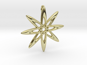 Atomic Pendant in 18K Gold Plated