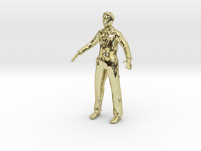 MAKEHUMAN man in 18K Gold Plated