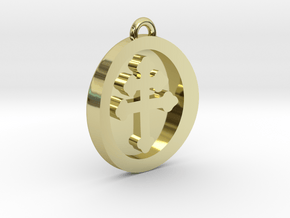 PENDANT TEAM RING in 18K Gold Plated