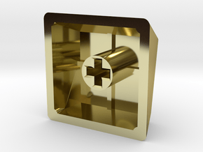 Mac Command Keycap (R1, 1x1) in 18K Gold Plated