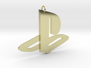 Playstation Logo Pendant in 18K Gold Plated