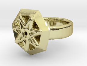 Magnificent Esboo ring in 18K Gold Plated