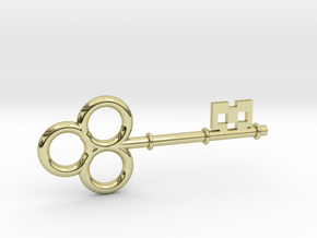 Skeleton Key Small in 18K Gold Plated