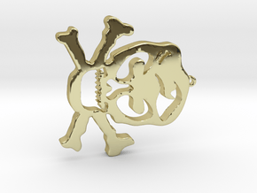 Skull Pendant in 18K Gold Plated