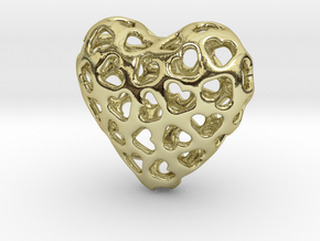 Small hearts, Big love (from $15) in 18k Gold Plated Brass: Small