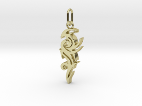 Tribal Pendant in 18K Gold Plated