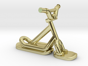 Snowscoot 2,8cm Sans Logo Aps in 18K Gold Plated