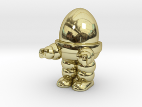 Eggbot Game Token in 18K Gold Plated