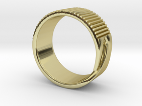 Rift Ring - EU Size 63 in 18K Gold Plated