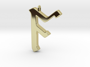Rune Pendant - Āc in 18K Gold Plated