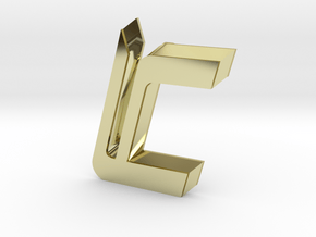LC Logo in 18K Gold Plated