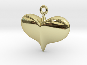 Lady Heart Pendant  in 18K Gold Plated