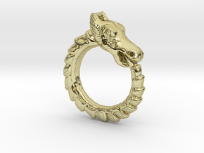 Dragon Ouroboros Pendant  in 18K Gold Plated