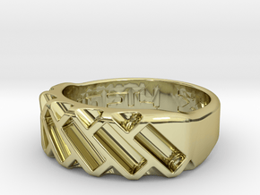US10 Ring XVII: Tritium in 18K Gold Plated