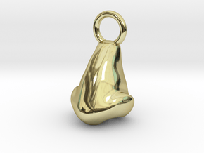Nose knocker pendant in 18K Gold Plated