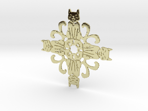 Catflake #2 in 18K Gold Plated