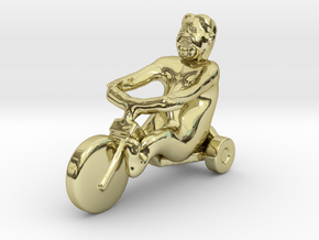 I want to ride Un Bicycle in 18K Gold Plated