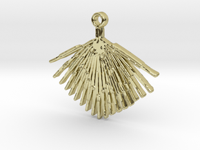 Palmetto Leaf pendant in 18K Gold Plated