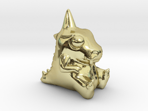 Baby Dino Dude 1.5-Inch in 18K Gold Plated
