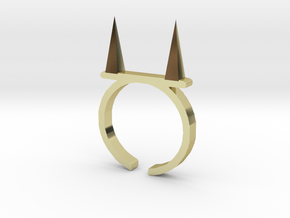 Pickle Fork Ring in 18K Gold Plated