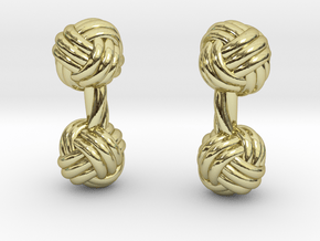 Silk Knot Cufflinks in 18K Gold Plated