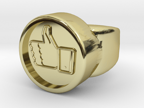 Like Seal Ring in 18K Gold Plated