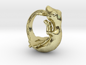 Gecko size16 in 18K Gold Plated
