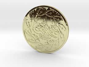 Carlson Coin in 18K Gold Plated