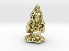 Halfling Rogue in Cape with two Daggers in 18K Gold Plated