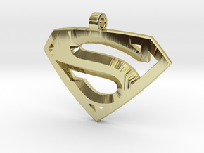 Superman Medallion in 18K Gold Plated