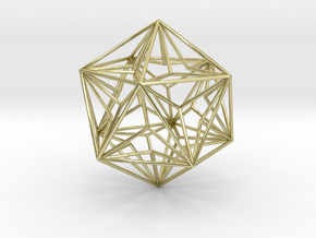Great Dodecahedron in 18K Gold Plated