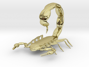 scorpion tail up in 18K Gold Plated