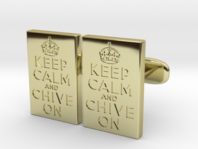 KCCO Cufflink Pairs in 18K Gold Plated