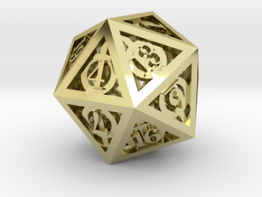 Deathly Hallows d20 in 18K Gold Plated