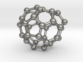 0035 Fullerene c36-07 c1 in Natural Silver