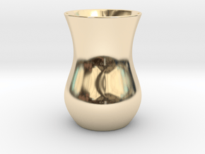 Tea Glass - Anatolian Style in 14k Gold Plated Brass