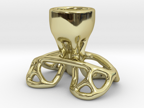 Arc Candle Holder (single) in 18K Gold Plated