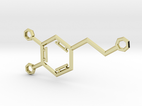 Small Dopamine Molecule in 18K Gold Plated