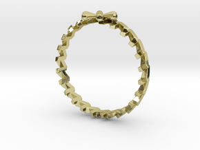 24 Caret Gold Ring (55mm) in 18K Gold Plated