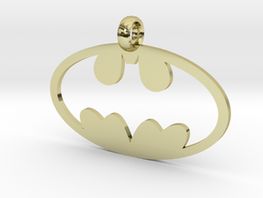 Batman necklace charm in 18K Gold Plated
