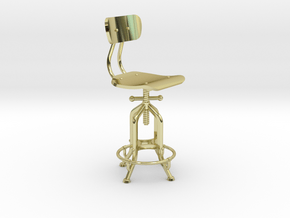 1:24 Industry Stool in 18K Gold Plated
