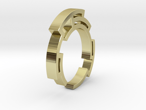 Way out ring - Size 6.75 in 18K Gold Plated