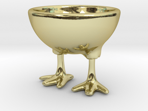 Feet Egg Cup in 18K Gold Plated
