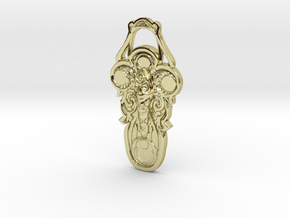 Skull Pendant in 18K Gold Plated