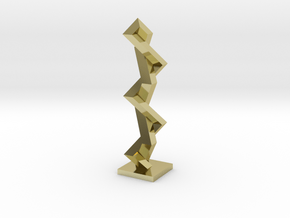 Fence around Nothing (rhombic beam) in 18K Gold Plated