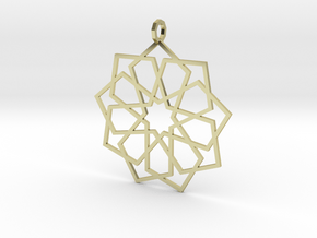 eastern ornament edged in 18K Gold Plated
