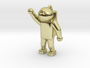 Astronaut Keyring in 18K Gold Plated