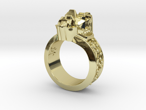 Neuromancer Avatar Ring (US Size 5) in 18K Gold Plated