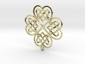 Clover Pendant in 18K Gold Plated